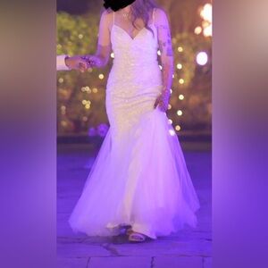 COPY - Bead detailed sweetheart neckline trumpet mermaid wedding dress